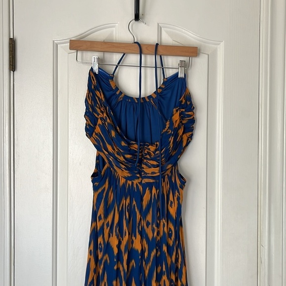 Anthropologie X Verb by Pallavi Singhee | Cut-Out Maxi Romantic Halter Dress XS - Picture 8 of 12